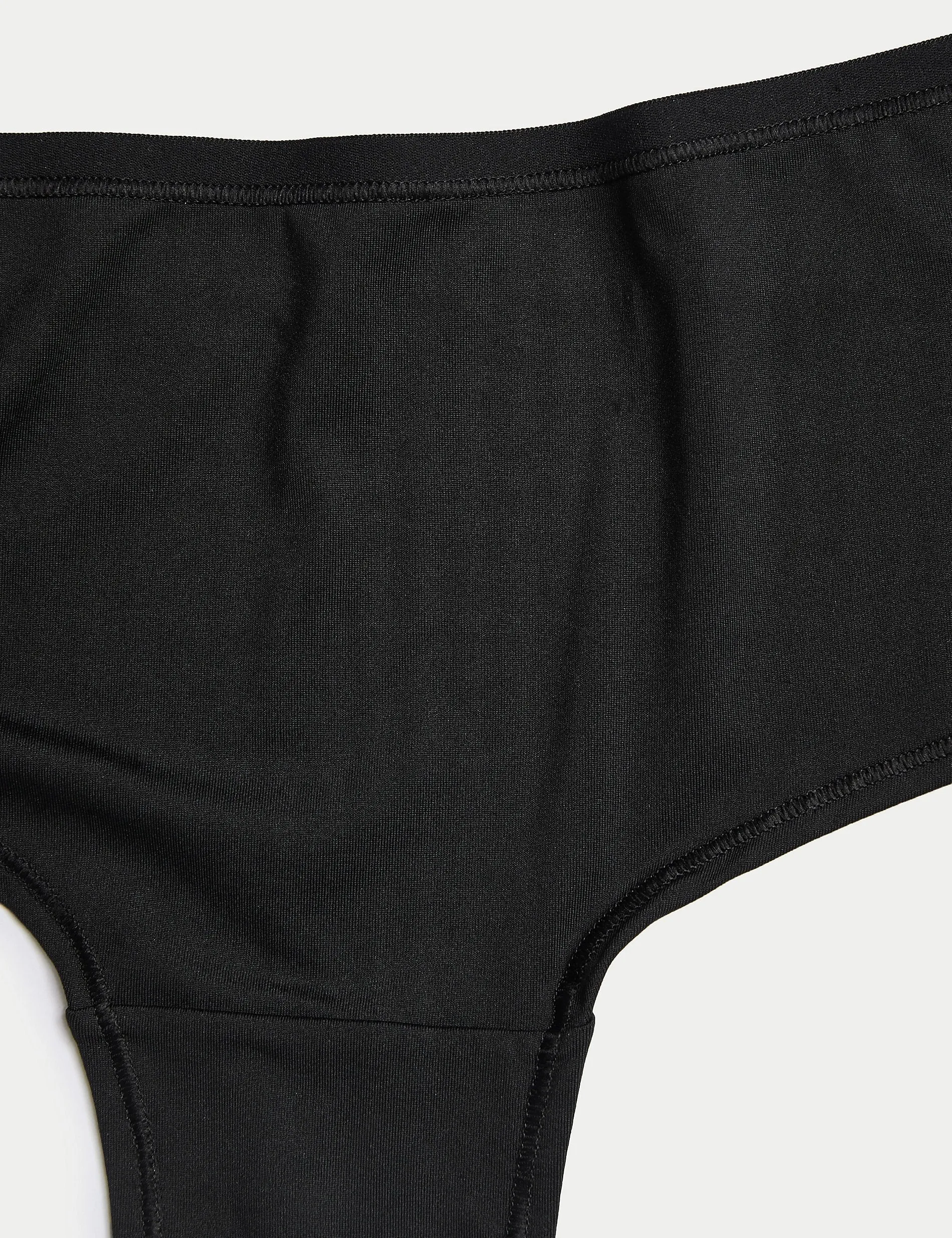 5 Pairs Marks & Spencer No VPL Low Rise Microfiber Shorts Black