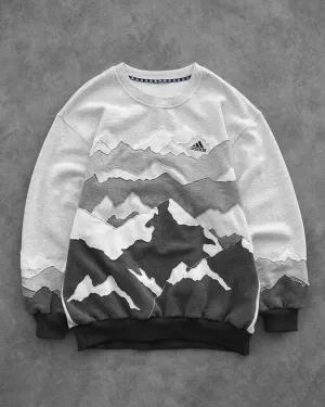 Adidas Custom Reworked Mountains Sweatshirt - X-Large