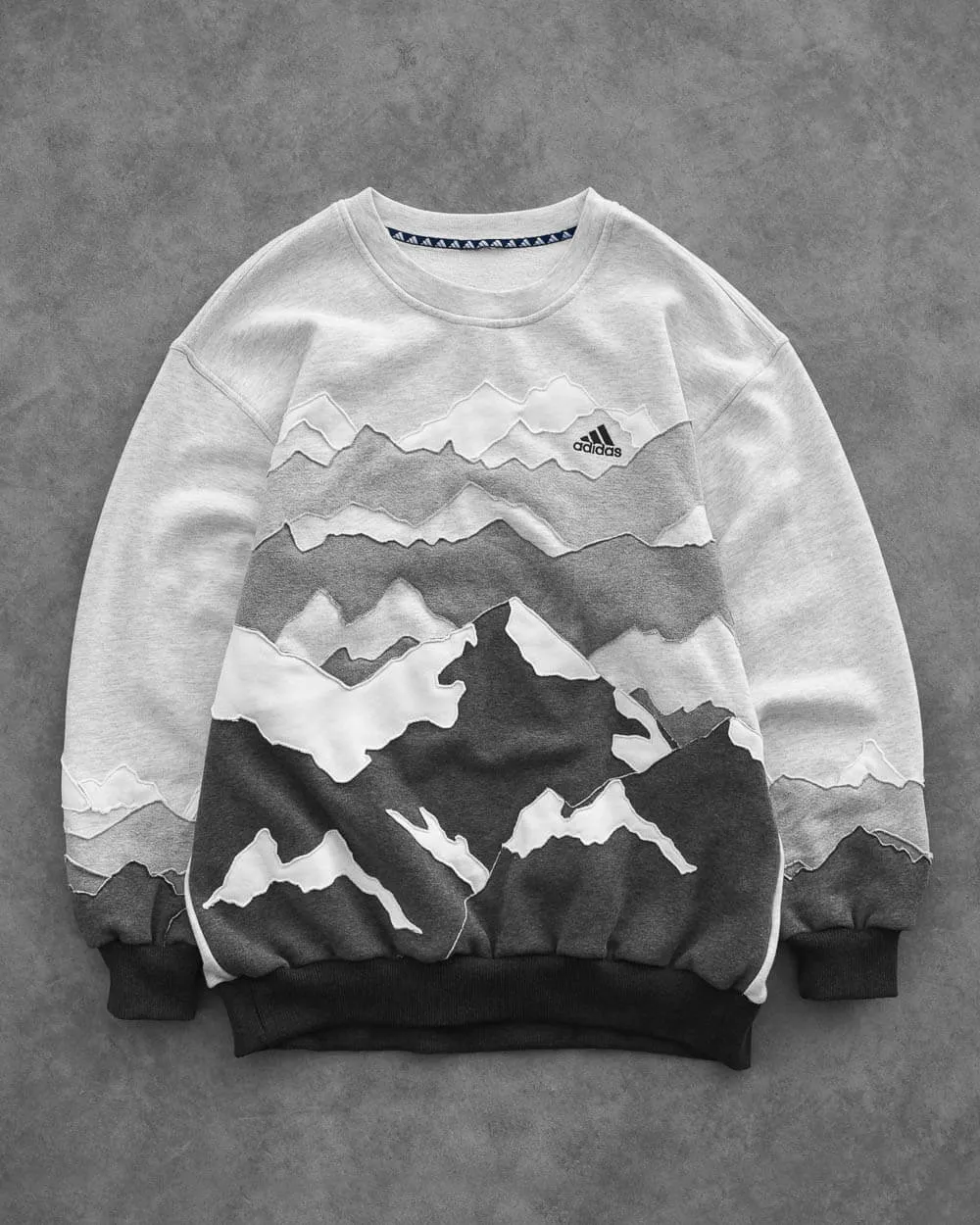 Adidas Custom Reworked Mountains Sweatshirt - X-Large