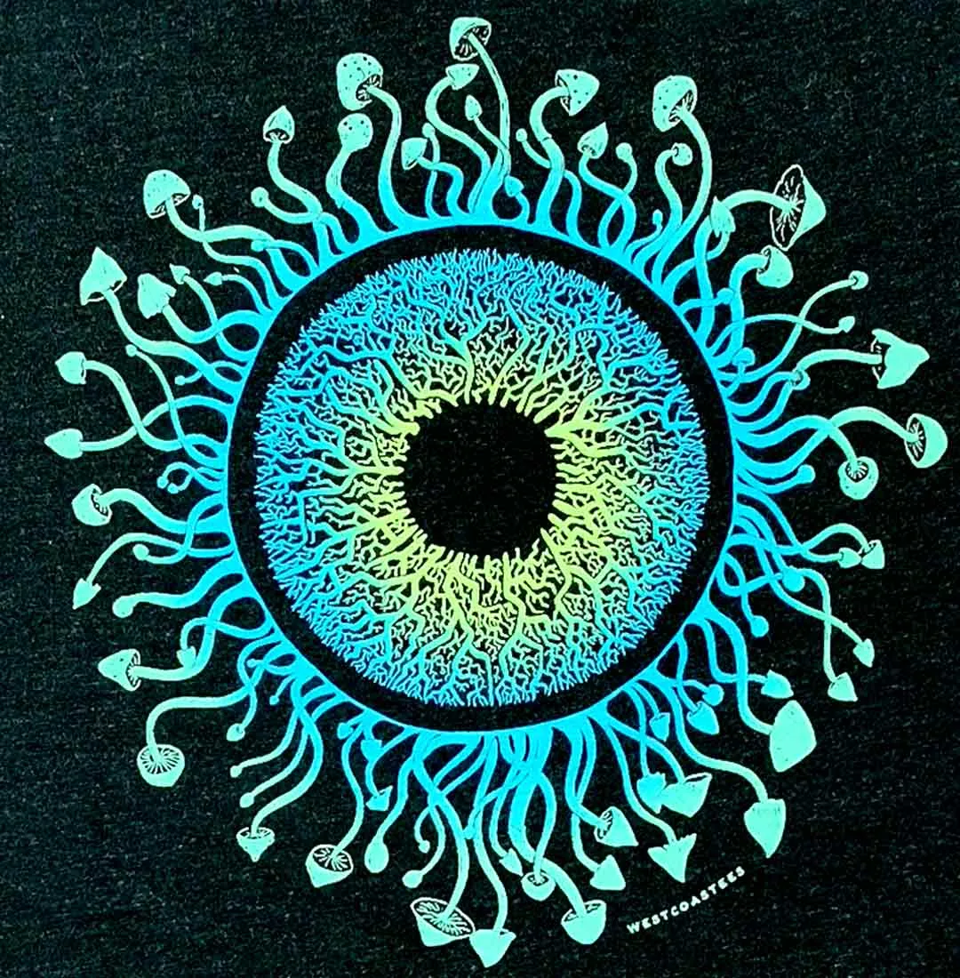 Adult Unisex Mycelium Eye Graphic Tee