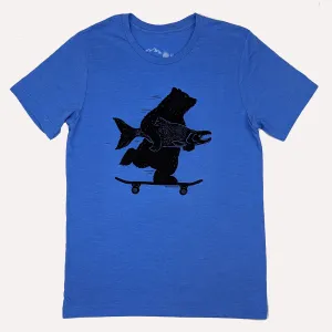 Adult Unisex Skater Bear T-shirt