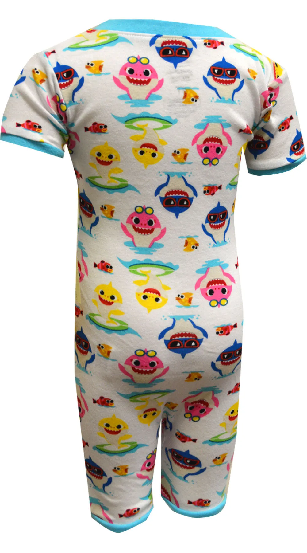 Baby Shark Water Fun Cotton Infant Sleeper One Piece Pajamas