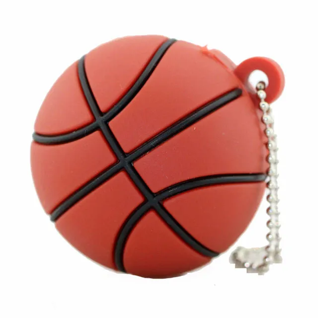 Basketball Sport Ball Usb Flash Drive 4GB 8GB 16GB Football Memory Stick Storage Ball Pendrive Mini Usb Disk Flash Card USB 2.0