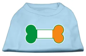 Bone Flag Ireland Screen Print Shirt Baby Blue XL (16)