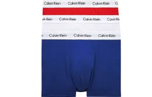 Calvin Klein men's briefs, white/red/blue