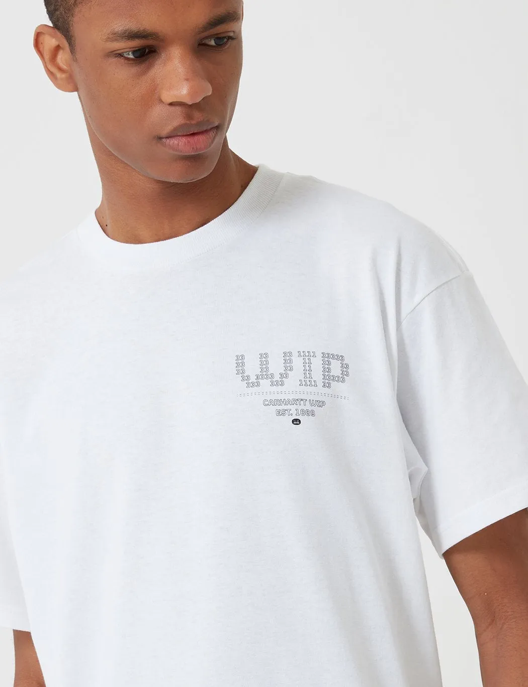 Carhartt-WIP Pilot T-Shirt - White/Black