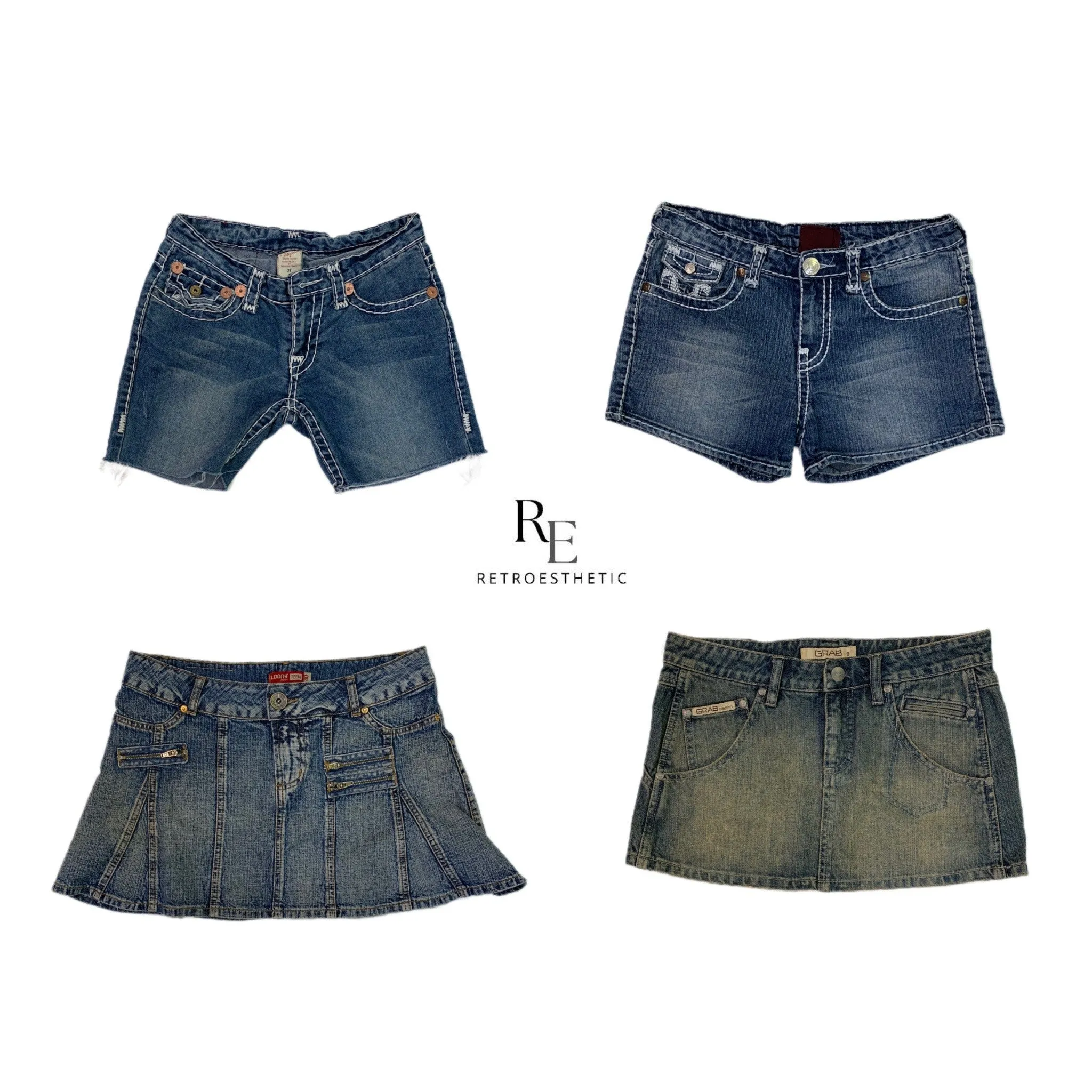 Denim Sexy shorts & Skirts (SR-74)