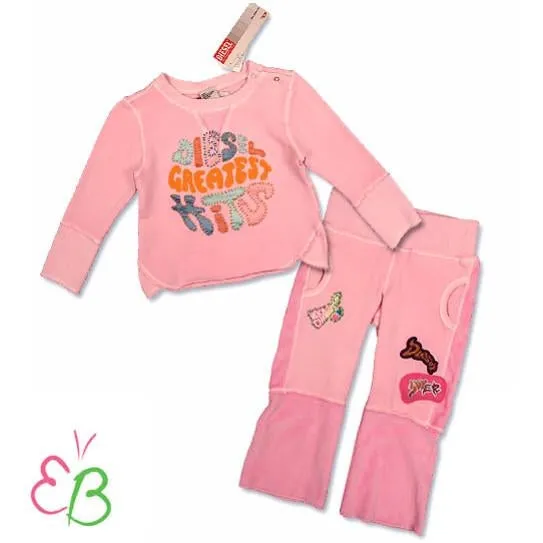 DIESEL Infant Girls 2Pc Sweatsuit