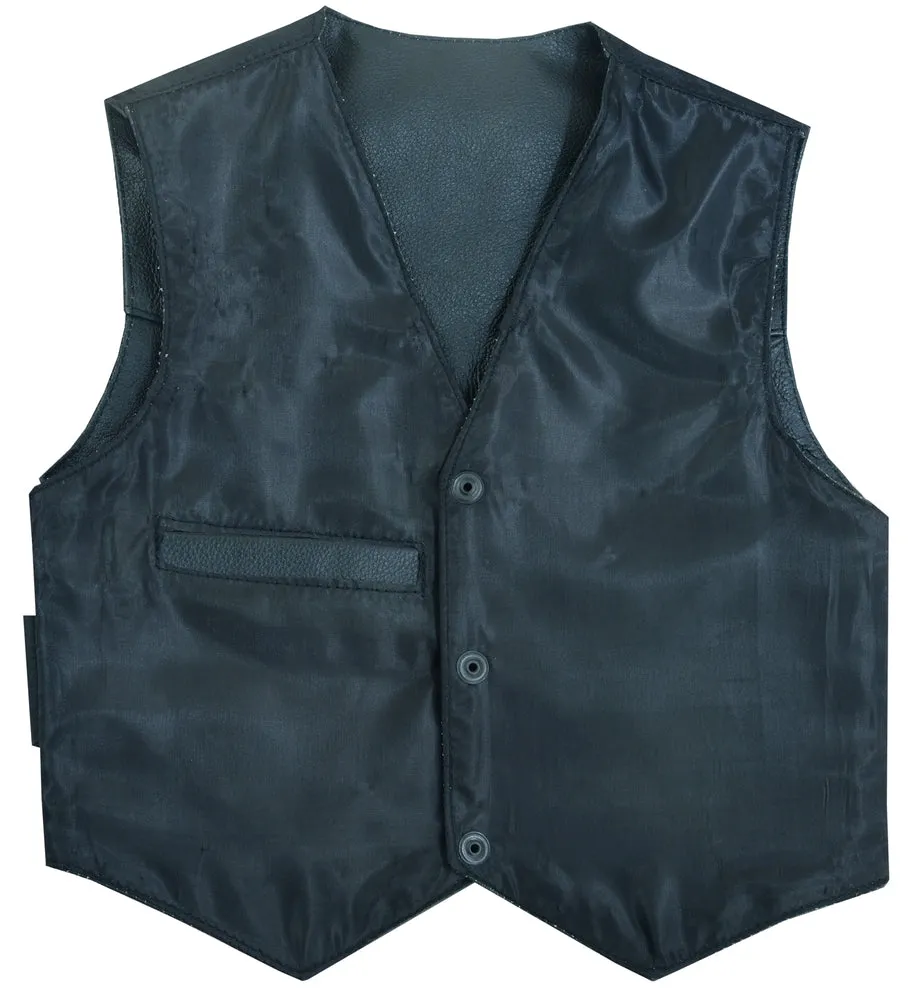 DS1744 Toddler Traditional Style Plain Side Vest