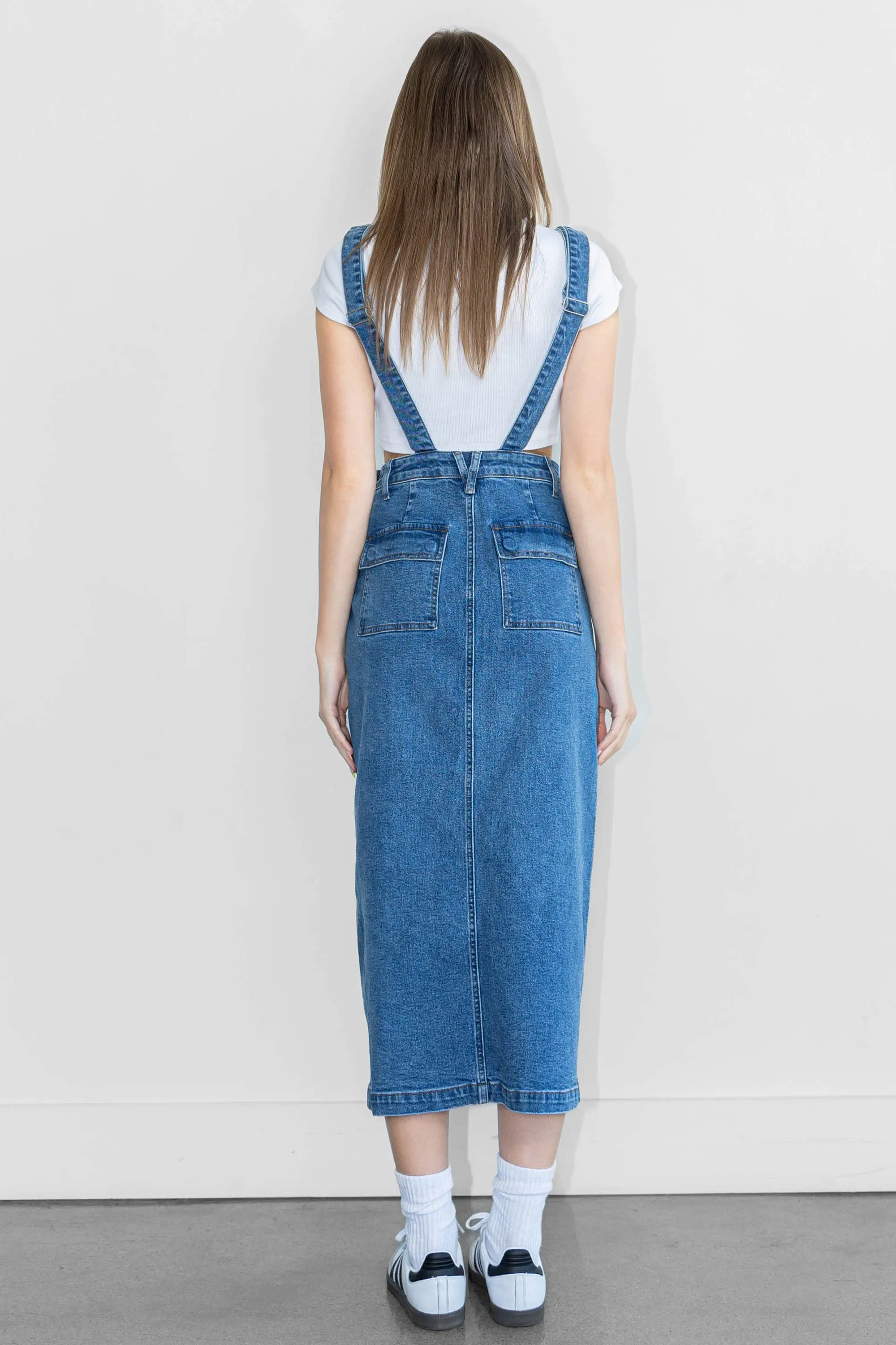 Dungaree Skirt Jumpsuit