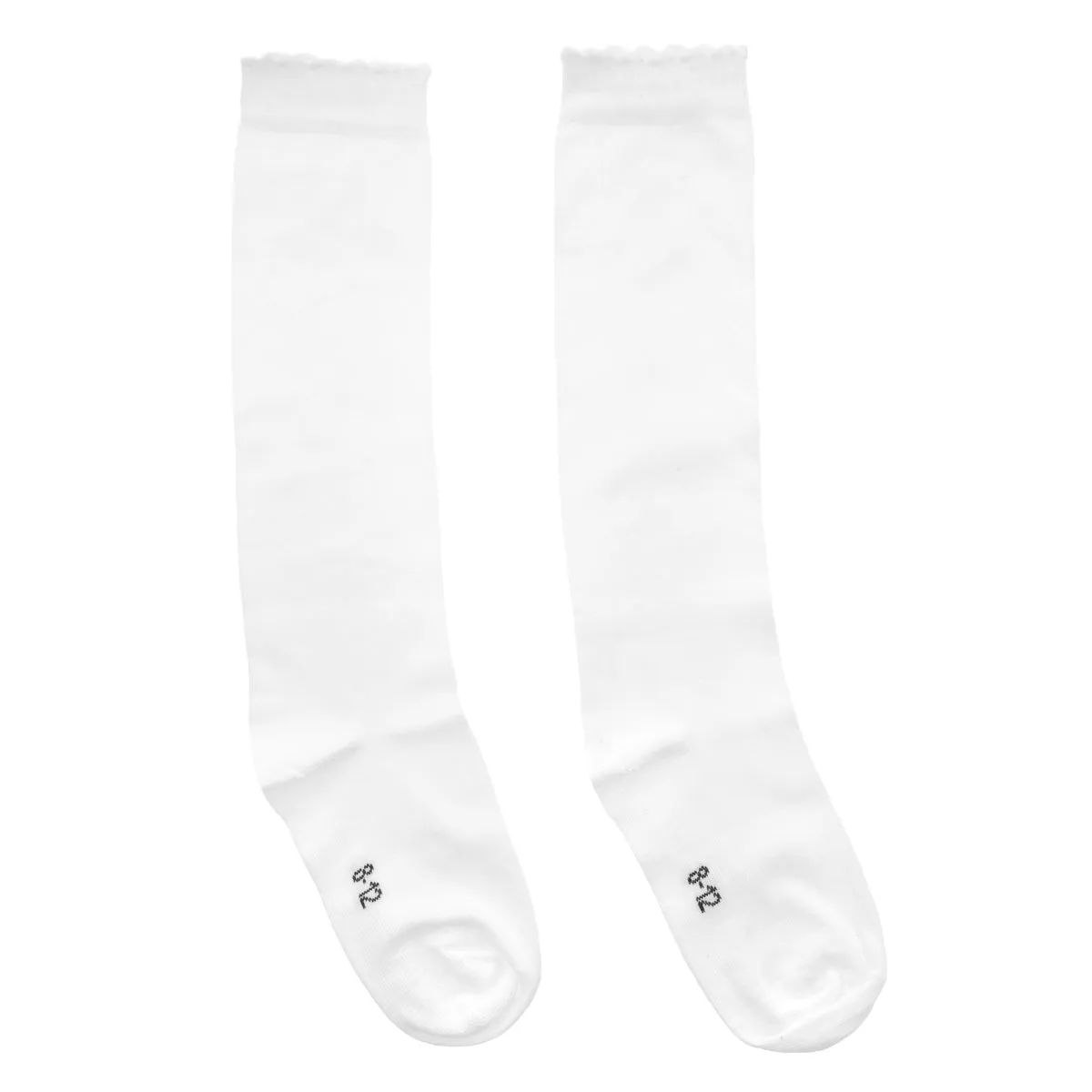 Eco Outfitters Organic Cotton Knee High Socks - White