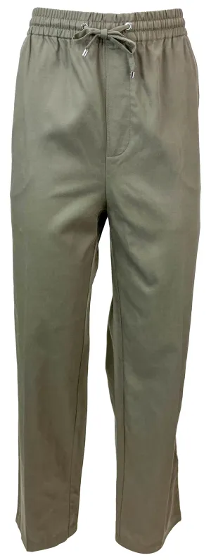 Frame Elastic Waist Pants in Green