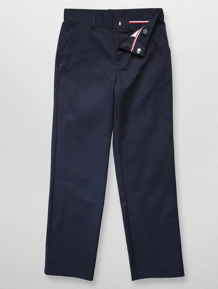 French Toast Boy's Relaxed Fit Twill Pant - Husky Fit - SK9280H