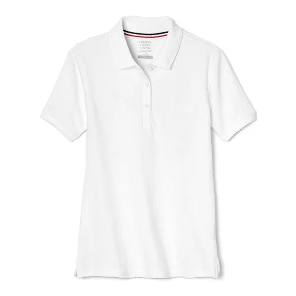 French Toast Girls School Uniform Short Sleeve Stretch Piqué Polo - SA9403