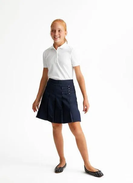 French Toast Girls School Uniform Short Sleeve Stretch Piqué Polo - SA9403