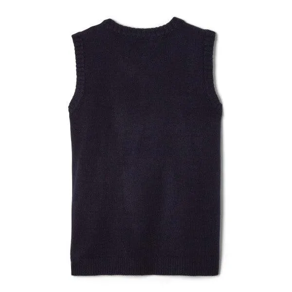 French Toast V-Neck School Uniform Sweater Vest - Navy - SC9016