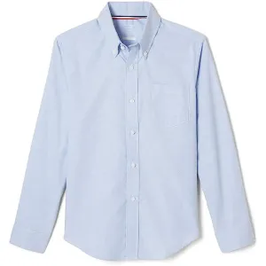 French Toast Young Men's School Uniform Long Sleeve Oxford Shirt - SE9002Y