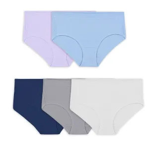 Fruit of the Loom 360 Women's Low Rise Thong Panties, 5 Pieces, 5DCSSLB Fruit of the Loom