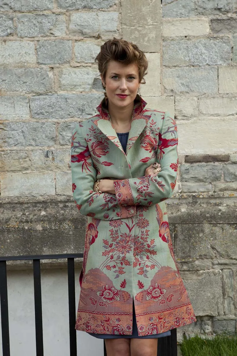 Grace Coat in Verdigris