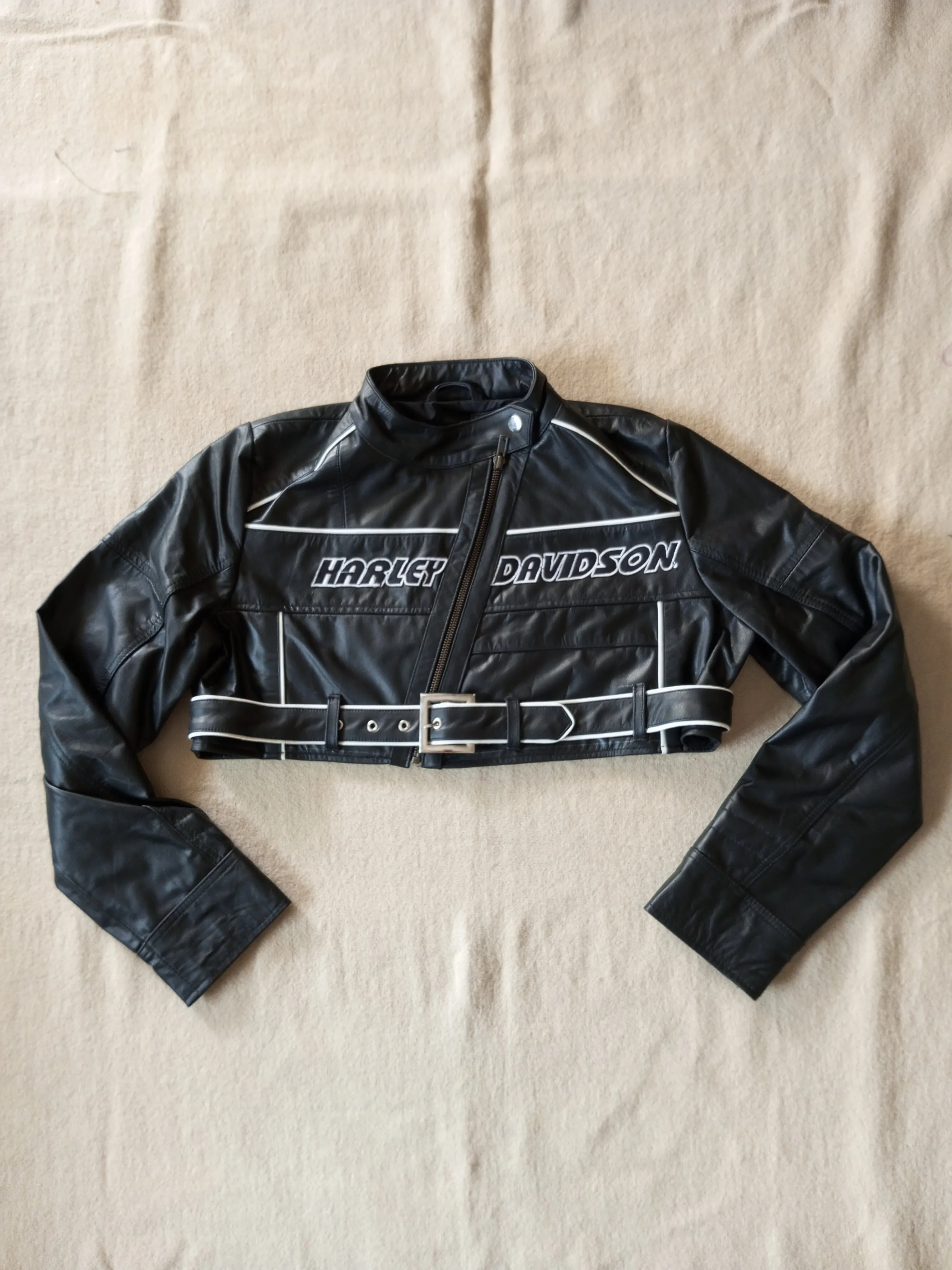 Harley Davidson Cropped Leather Jackets 10 pcs