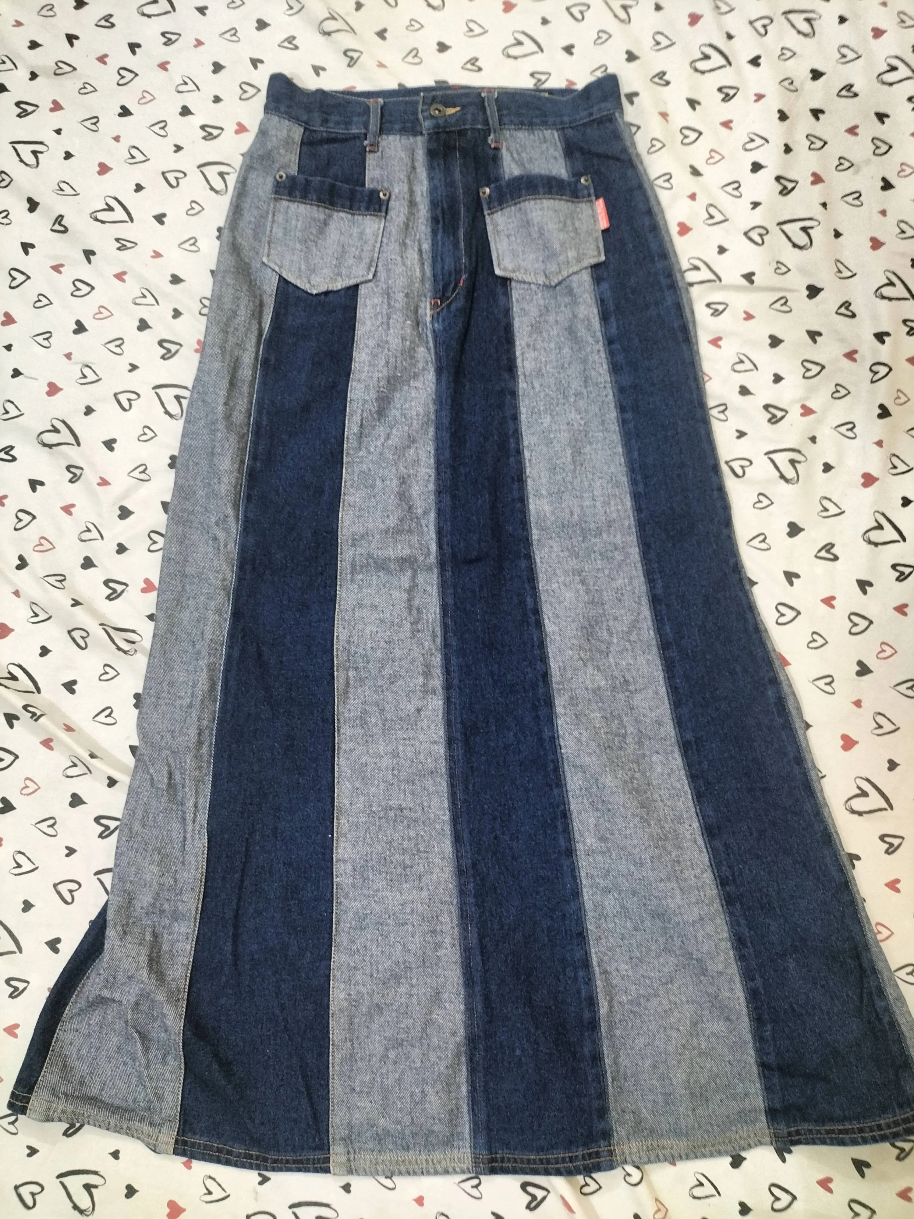 HD Ladies Y2K Long Denim Skirts - 45 pcs