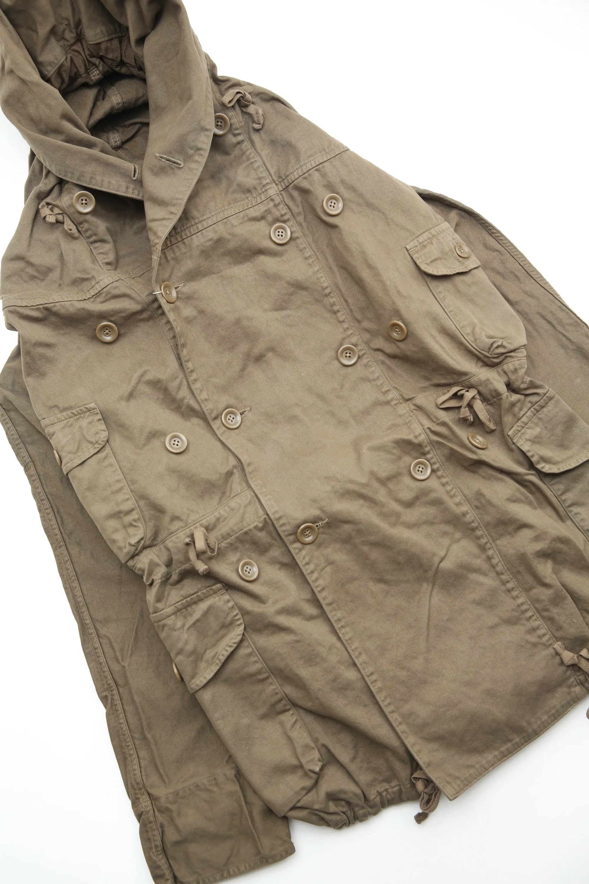 Kapital Katsuragi Cotton Ring Coat - Khaki