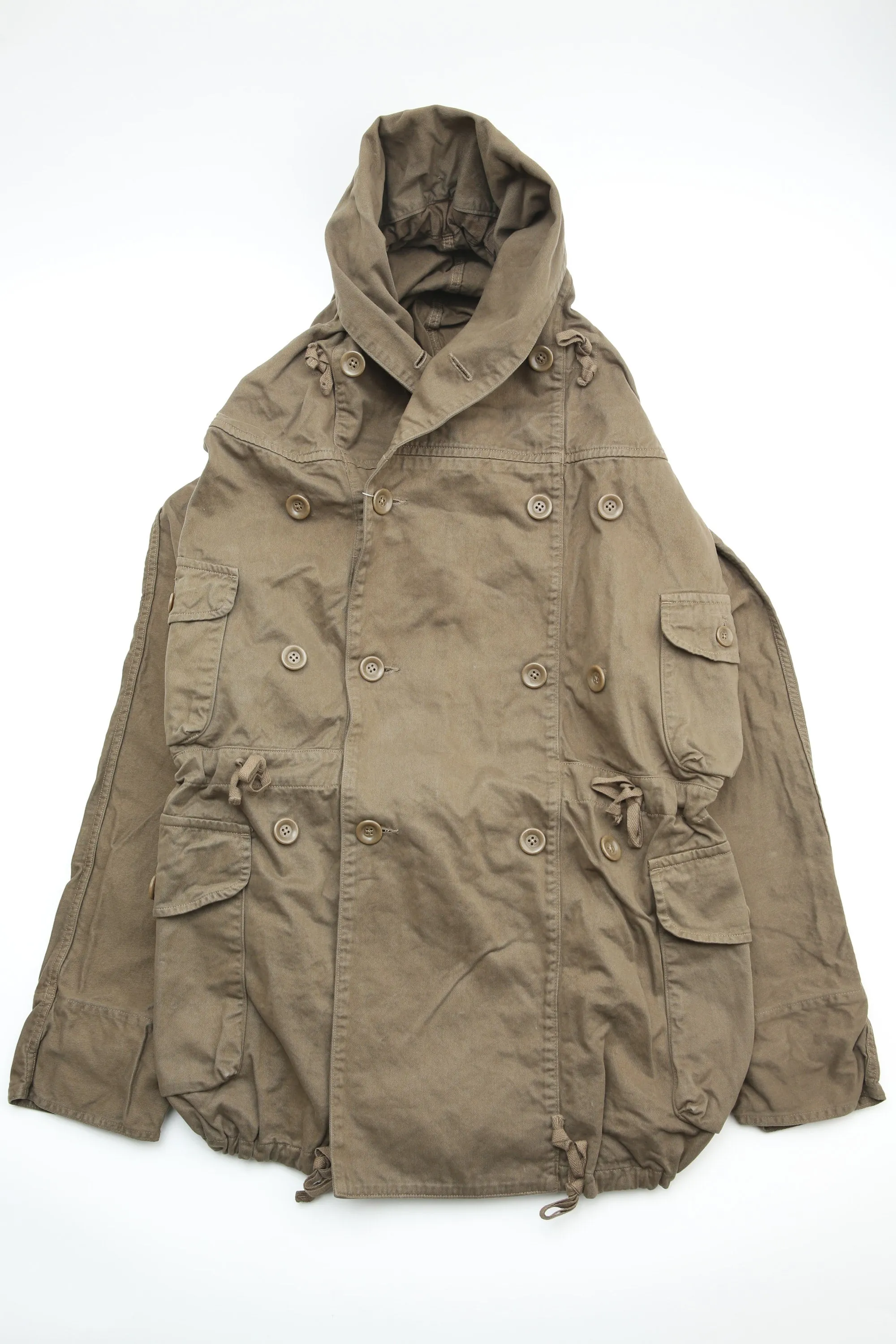 Kapital Katsuragi Cotton Ring Coat - Khaki