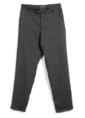 KEN | Wide Cut Trousers| Taupe Stripes