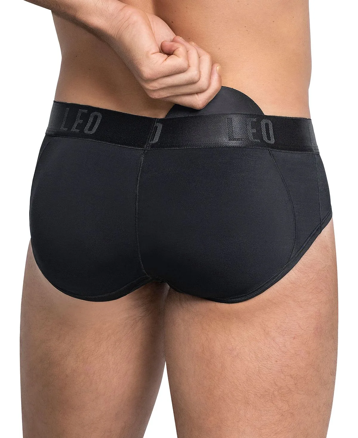 Men's Butt Enlargement Briefs with Soft Pad LEO