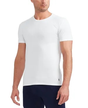 Men's large and tall round neck T-shirts - 3 pcs.  in Polo Ralph Lauren packaging ,  white