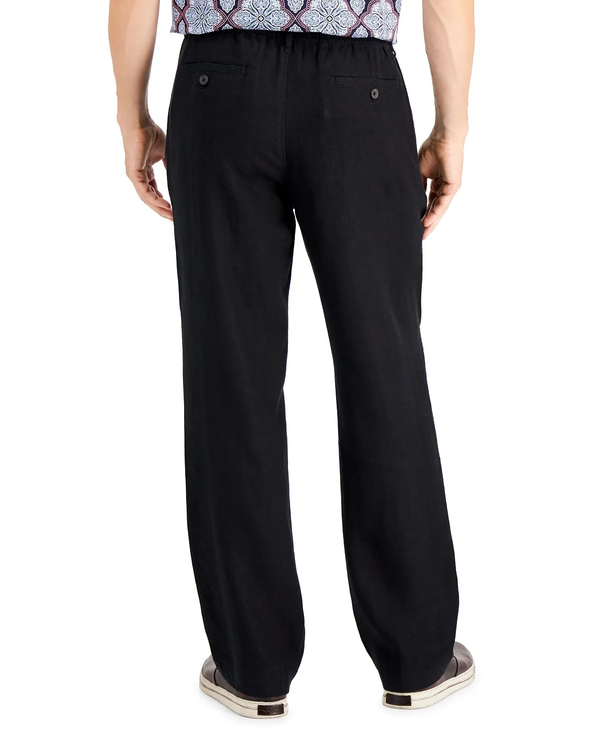 Men's Linen Pants Designed for Macy's Club Room Multi