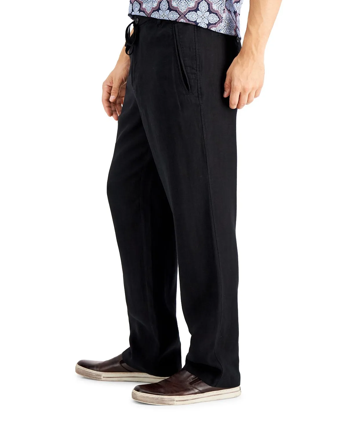 Men's Linen Pants Designed for Macy's Club Room Multi