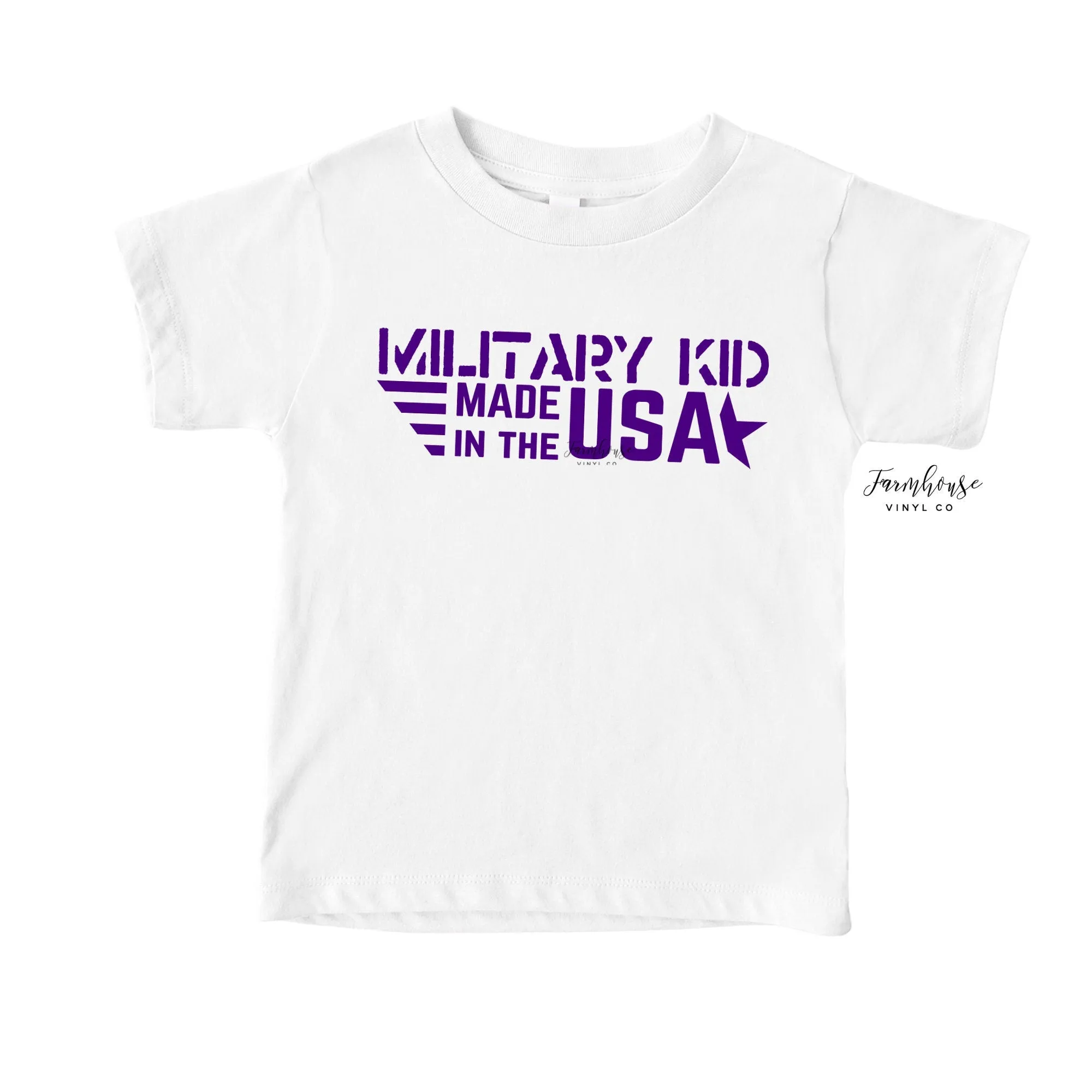 Military Kid Made in USA Shirt