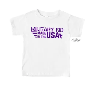 Military Kid Made in USA Shirt