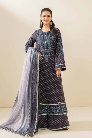 Nishat Linen Spring/Summer Lawn – 3 Piece - Printed Embroidered Suit - 42401702