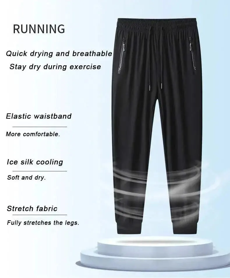 NoEnName_Null Men's Premium Quick Dry Running Pants