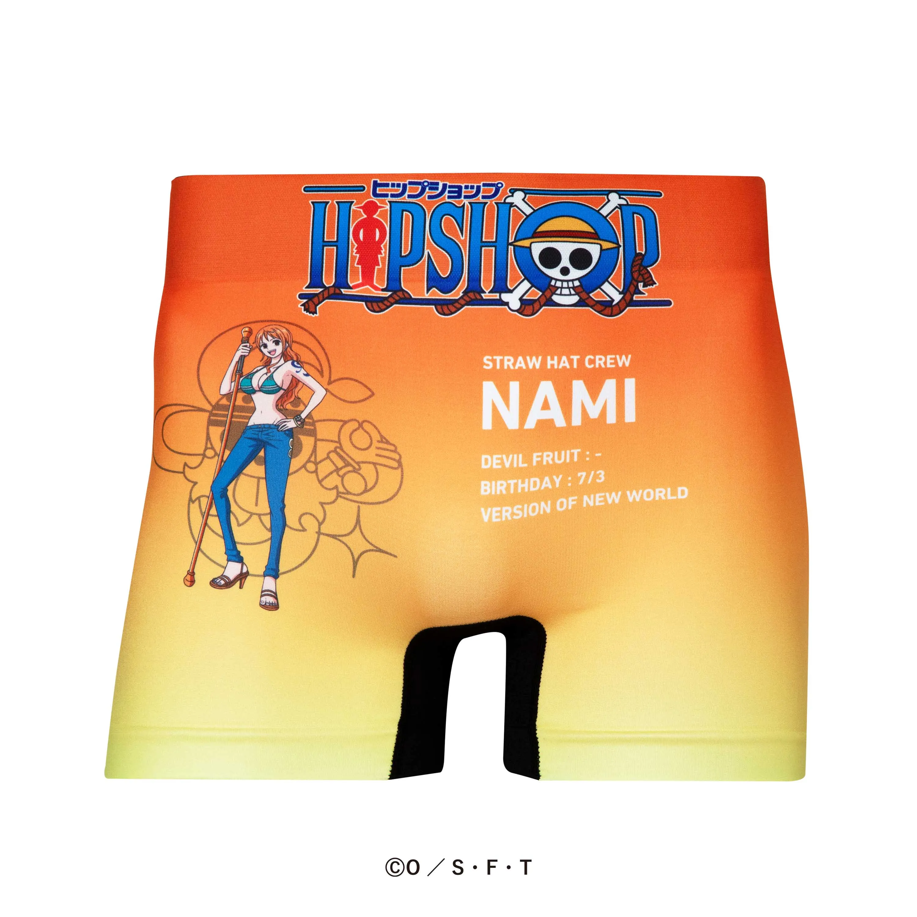 ＜ONE PIECE＞No.003 NAMI/ナミ ワンピース アンダーパンツ メンズ/レディース/ユニセックス ポリエステルタイプ ボクサーパンツ