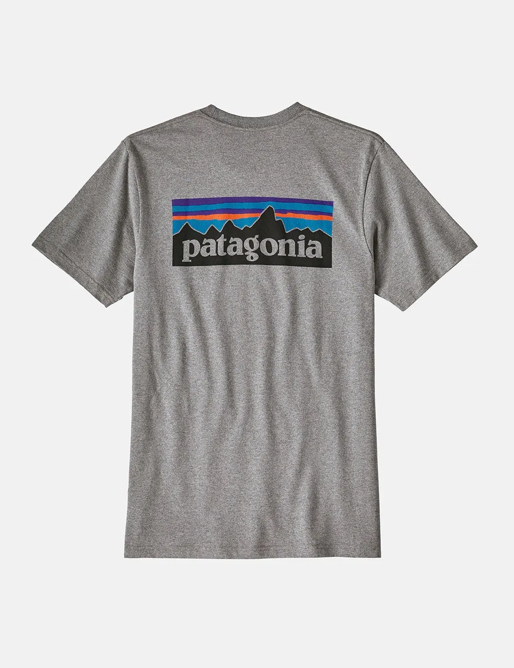 Patagonia P-6 Logo Responsibili-Tee T-Shirt - Gravel Heather Grey