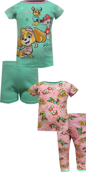 Paw Patrol Follow Your Dreams Cotton 4 Piece Toddler Pajamas