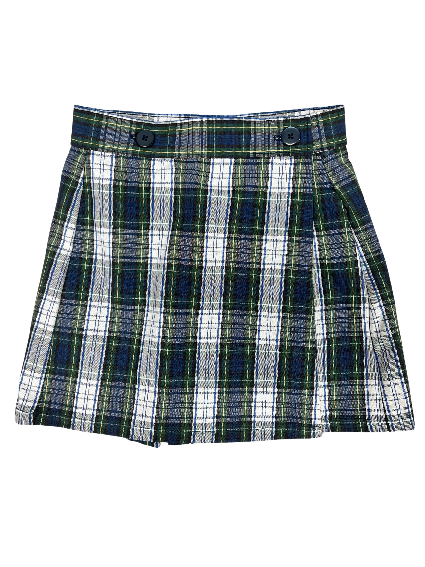 Plaid 80 Flap Skort