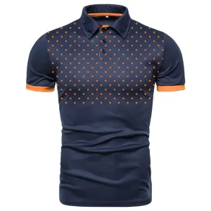 Pologize™ Alessandro Dotted Short Sleeve Polo Shirt