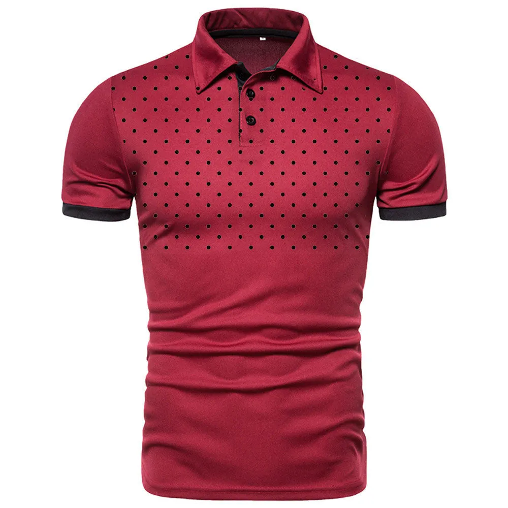 Pologize™ Alessandro Dotted Short Sleeve Polo Shirt