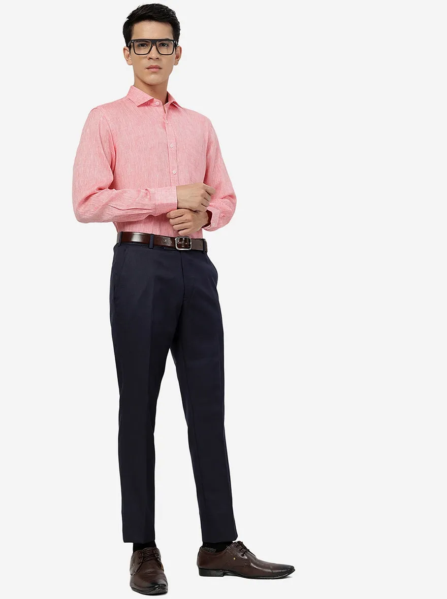 Red Solid Regular Fit Formal Shirt | JadeBlue