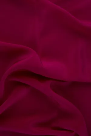 Rose Silk Crepe de Chine Fabric