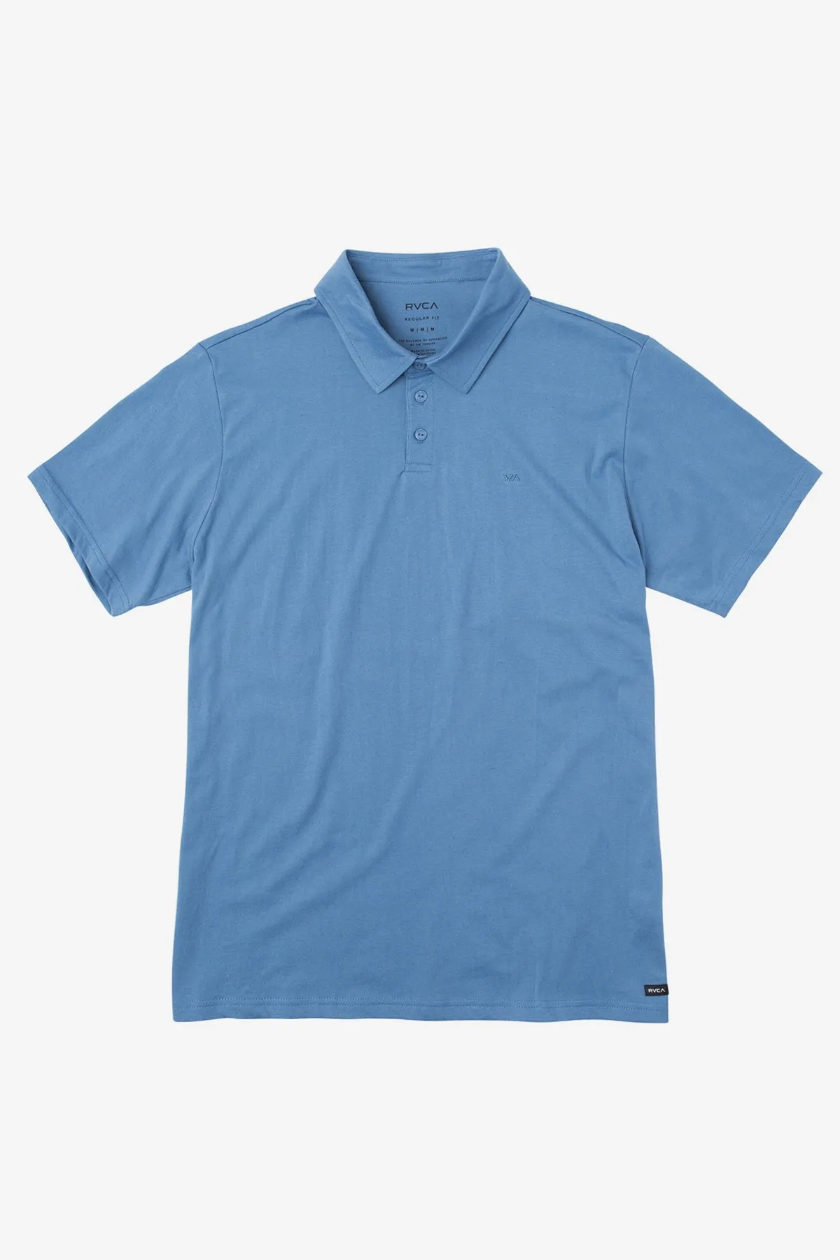 RVCA Sure Thing Boys Polo Shirt - Cobalt