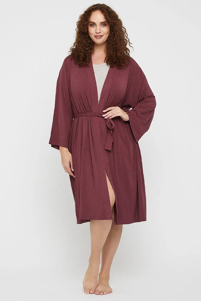 Sleepwear Robe - Burgundy