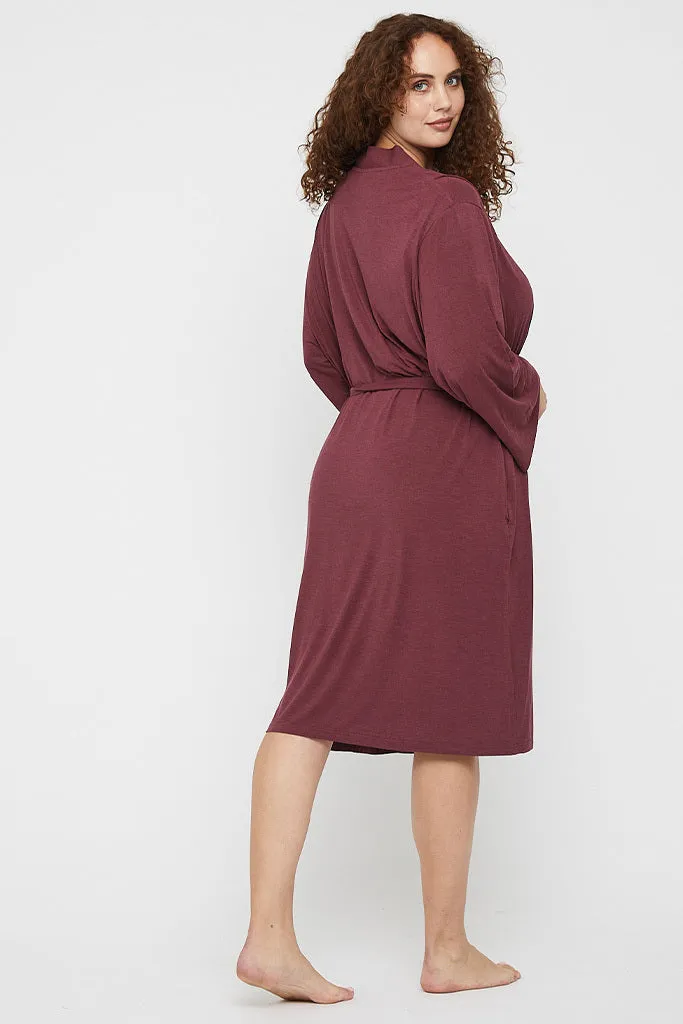 Sleepwear Robe - Burgundy