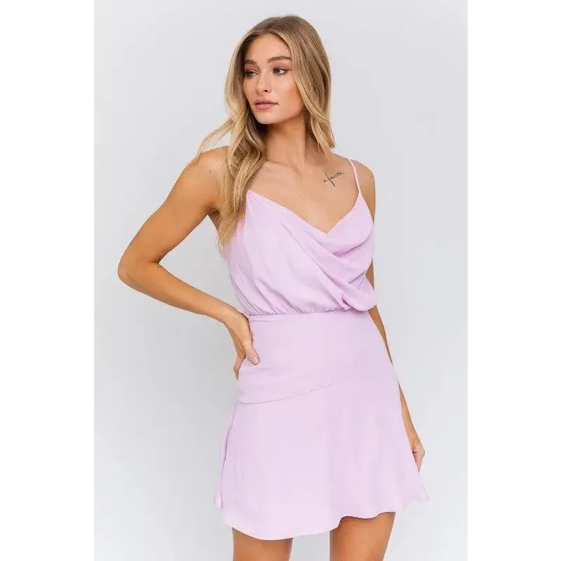 SLEEVELESS MINI DRESS