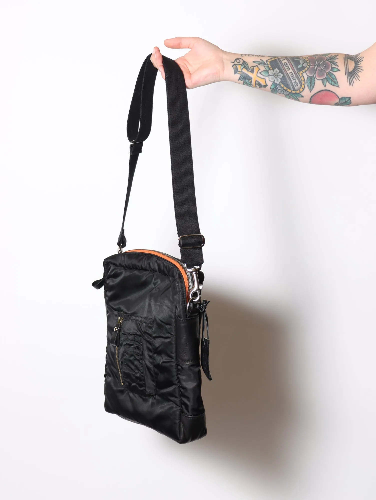 Small In Flight Bag in Black by Minnessak