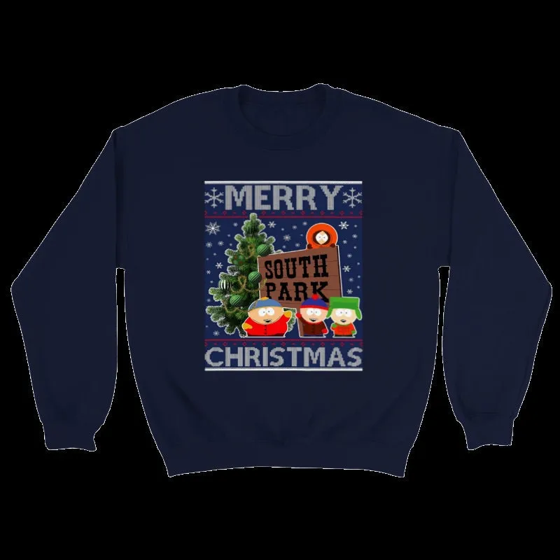 southpark xmas sweatshirt ,southpark christmas themed shirt, southpark gift ,